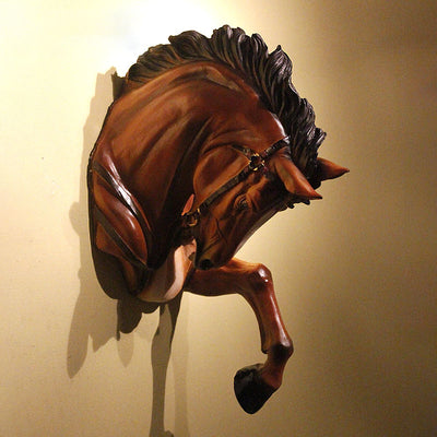 Premium Native Horse Home Decor Statue Sculpture Wall Decoration