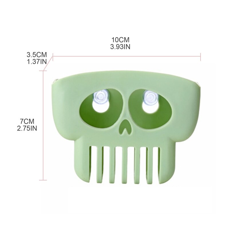 Skull Sponge Holder Drain Rack for Kitchen