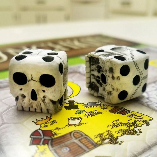 1 Item Skeleton Dice Creative Skull Bone Dice