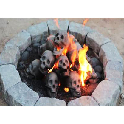 6 Items Skull Fire Pits Skulls Decoration Reusable