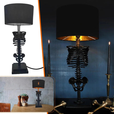 Skull Table Lamp Skeleton Home Decoration