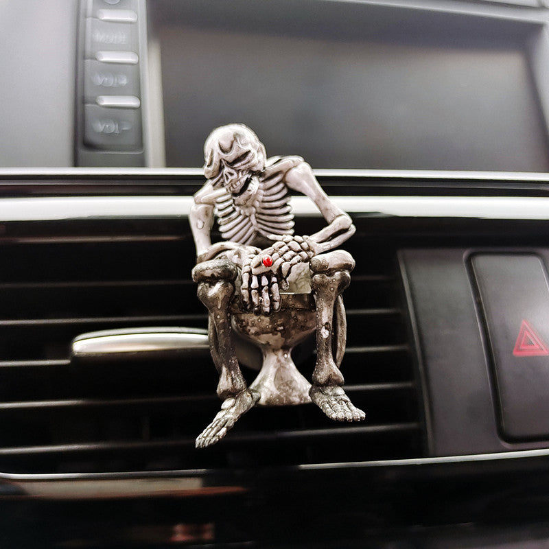 Skull Toilet Car Accessories Air Freshener