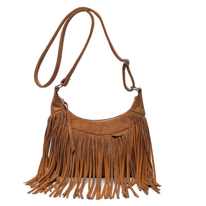 Native Indian Leather Shoulder Bag