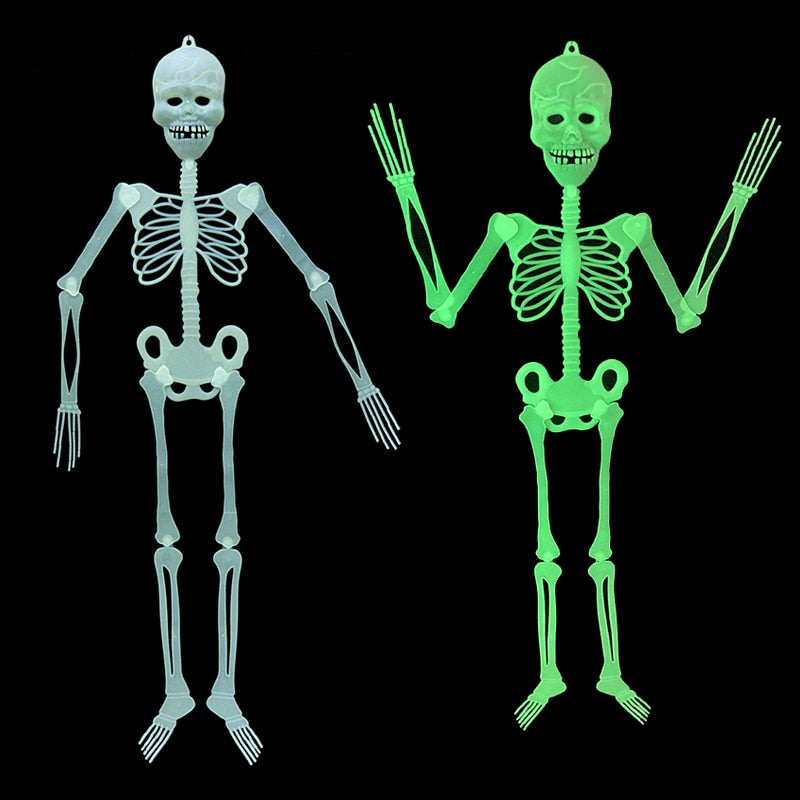 Halloween Props Luminous Hanging Skeleton Halloween Decoration