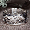 Forest Wolf Love Couple Rings