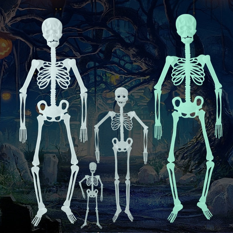 Halloween Props Luminous Hanging Skeleton Halloween Decoration