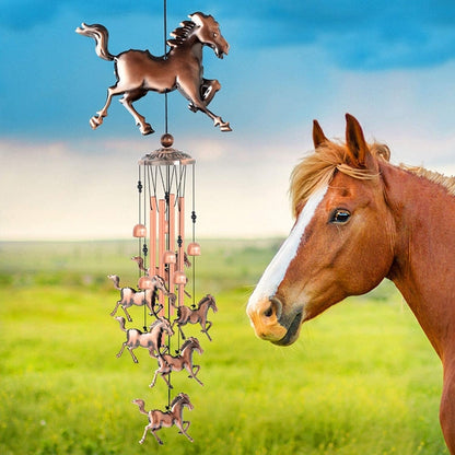 Native Horse Wind Chimes Decoration