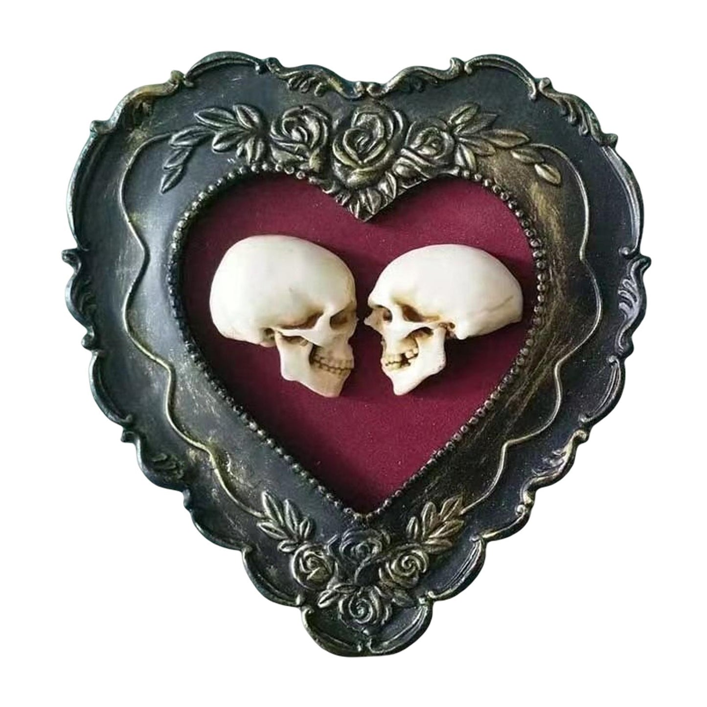 Love Statue Skull Ornament