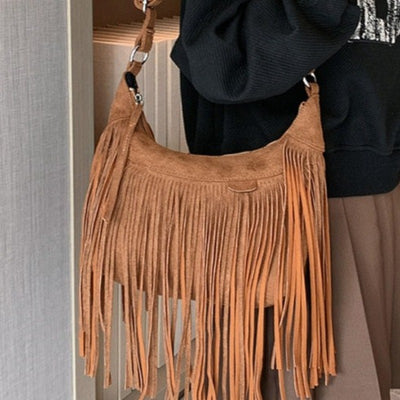 Native Indian Leather Shoulder Bag