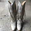 Women Native Indian Leather High Boots