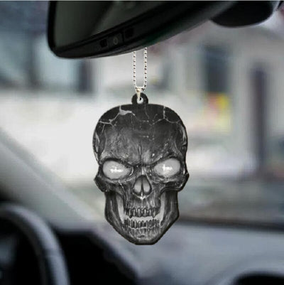 Car Pendant Skull Rear View Decorations Car Accessories