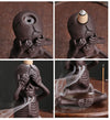 No Evil Skull Backflow Incense Burner Waterfall