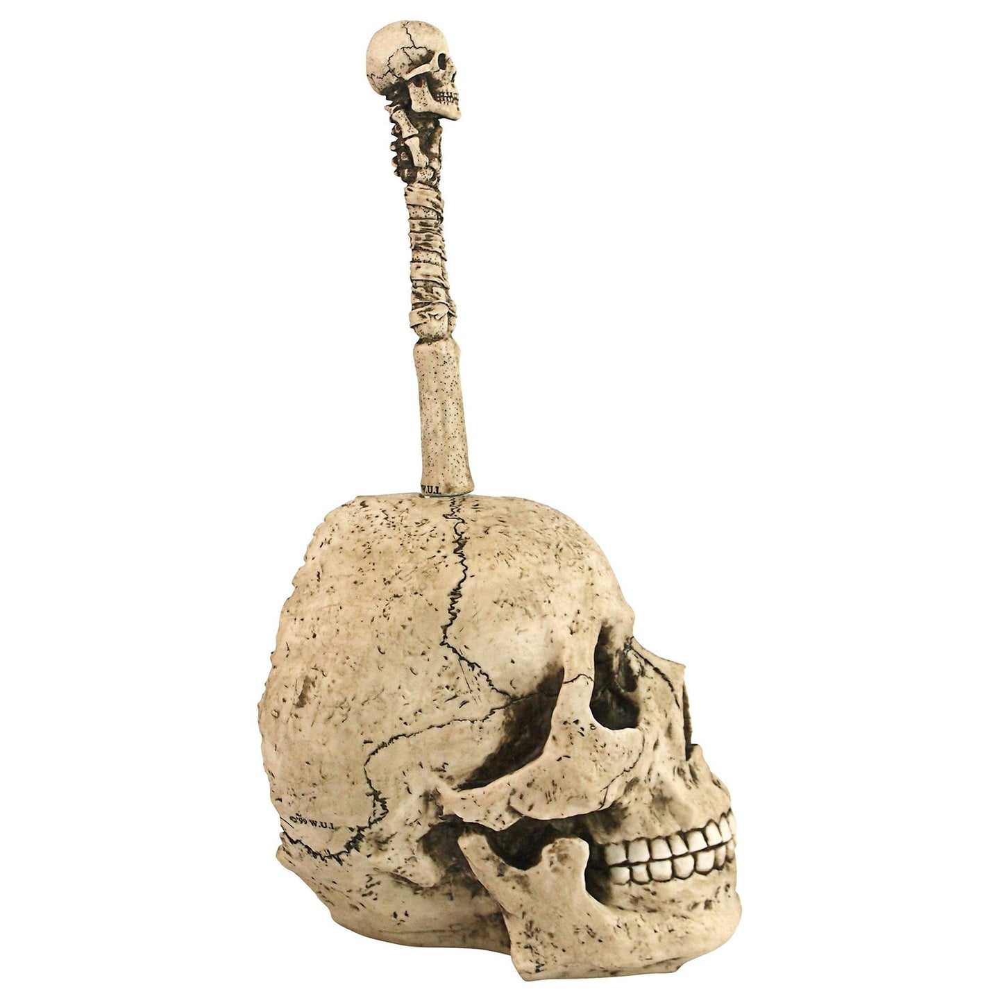 Skull Head Toilet Brush