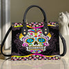 Sugar Skull Leather Bag Handbag