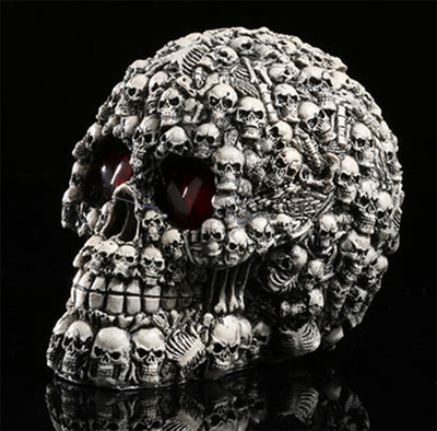 Resin Skull Made Of Skulls Home Decoration