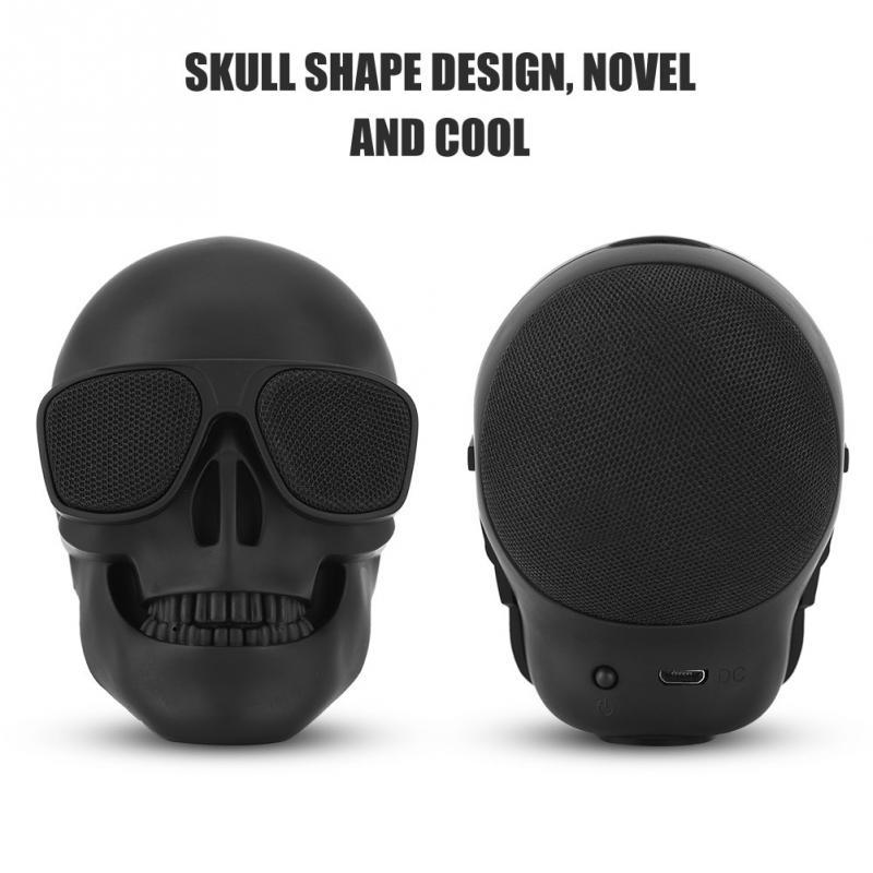 Skull Head Speaker Portable Mini