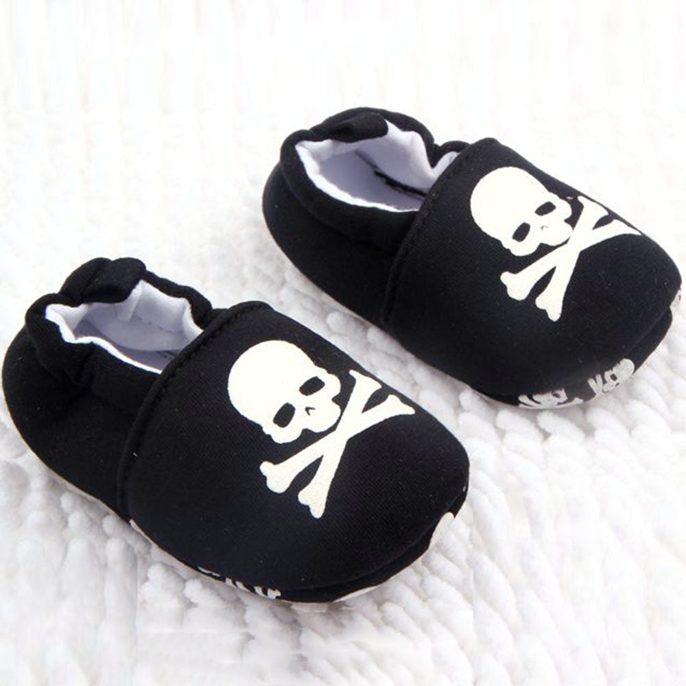 0-12 months Toddler Baby Girls Boys Skull Shoes