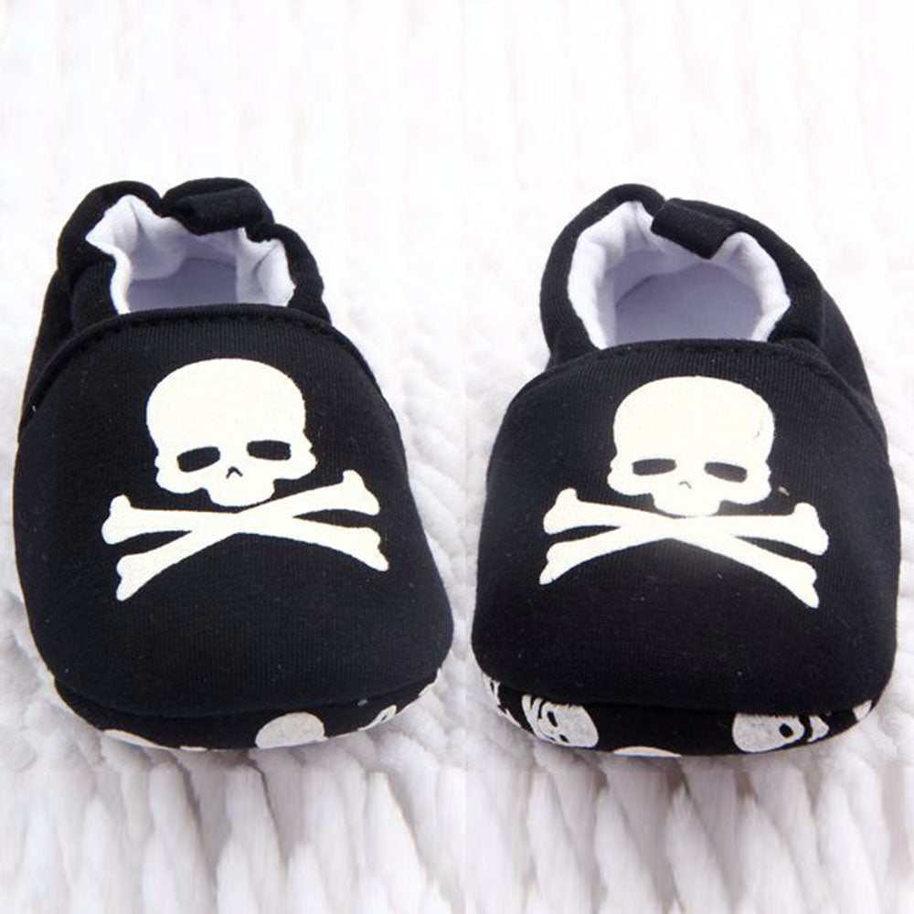 0-12 months Toddler Baby Girls Boys Skull Shoes