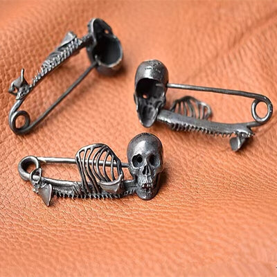 Skull Retro Gothic Shape Brooch Accessories