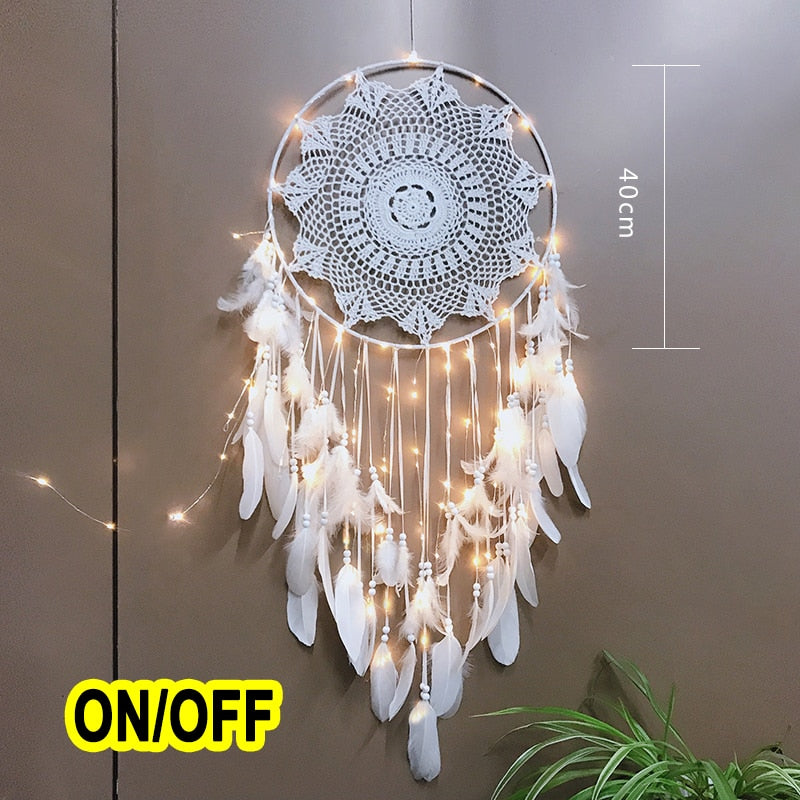 Big Dream Catcher Native Feather Decoration