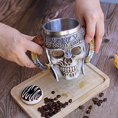 Skull Mugs Stainless Steel Mug 600ml