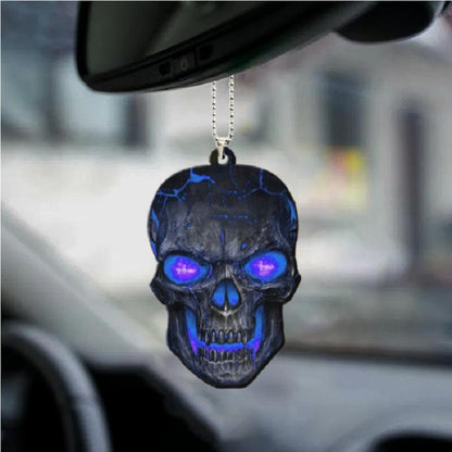 Car Pendant Skull Rear View Decorations Car Accessories