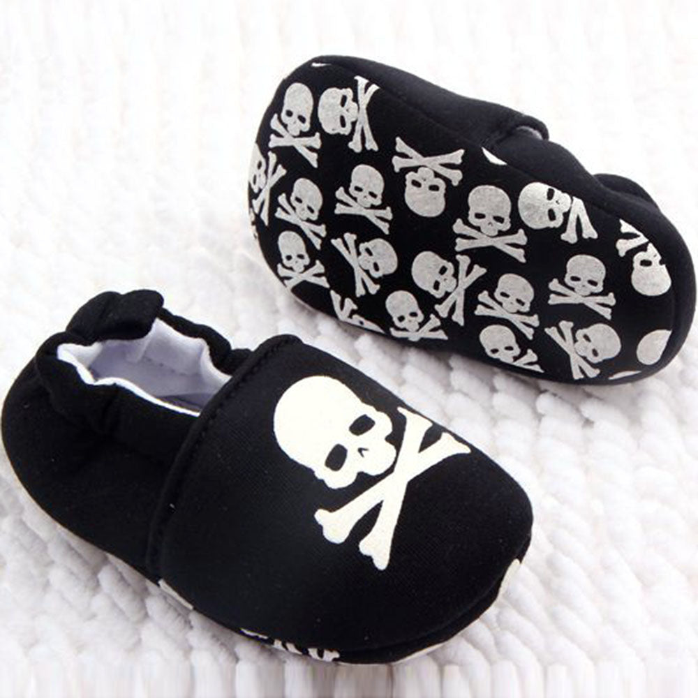 0-12 months Toddler Baby Girls Boys Skull Shoes