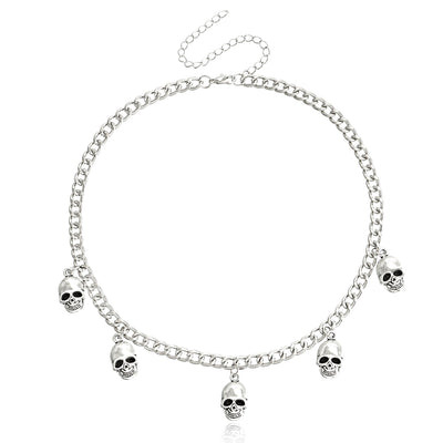 Cute Skull Pendant Necklace