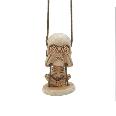 Skull Cute Swing Car Mirror Ornament Accessories