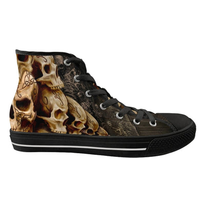 Classic Skull High Top Shoes