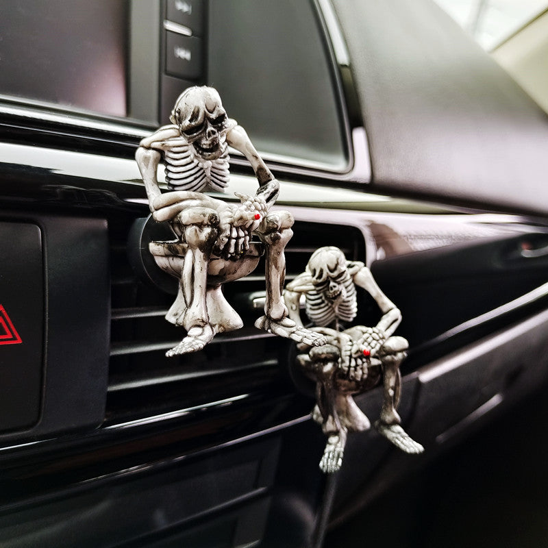 Skull Toilet Car Accessories Air Freshener