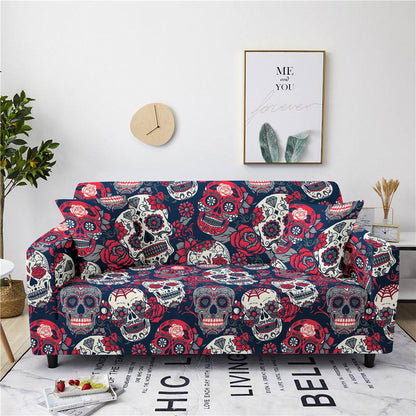 Sugar Skull Pattern Sofa Covers