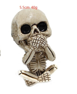 skull hear no evil speak no evil see no evil car accessories