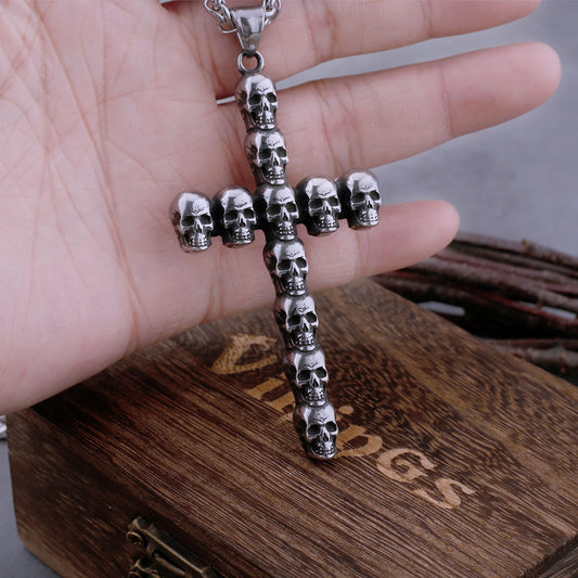 Cross Skull Necklace