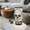 Skull Wrought Iron Table Lamp Living Room LED Light Decoration