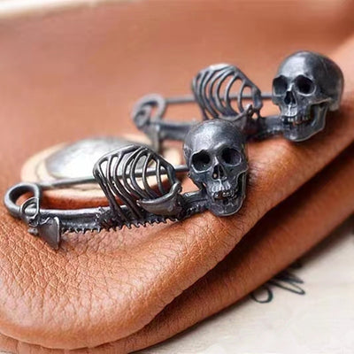 Skull Retro Gothic Shape Brooch Accessories