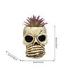 3 Items Skull Planter Pot Resin Skull Head Flower Pot