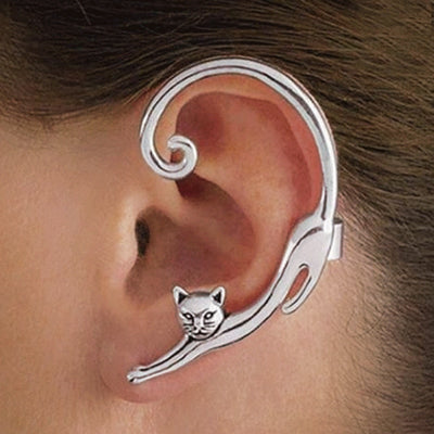 Cute Cat Ear Cuff Earrings