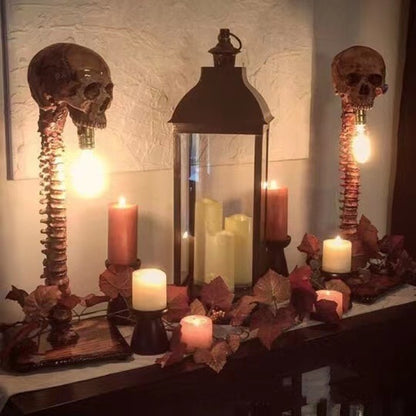 Halloween Skull Skeleton Lamp Home Bedroom Decoration