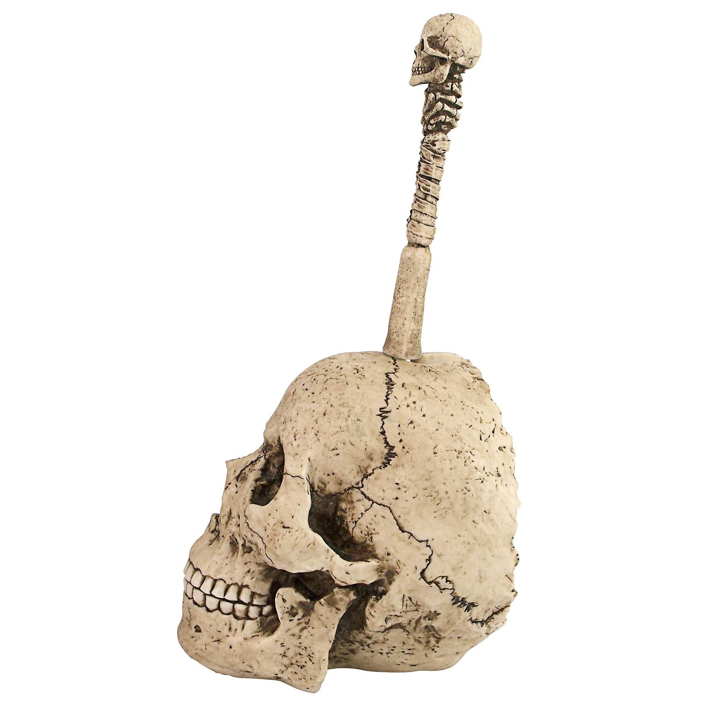 Skull Head Toilet Brush