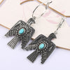 Native Indian Ethnic Tribe Eagle Drop Earrings