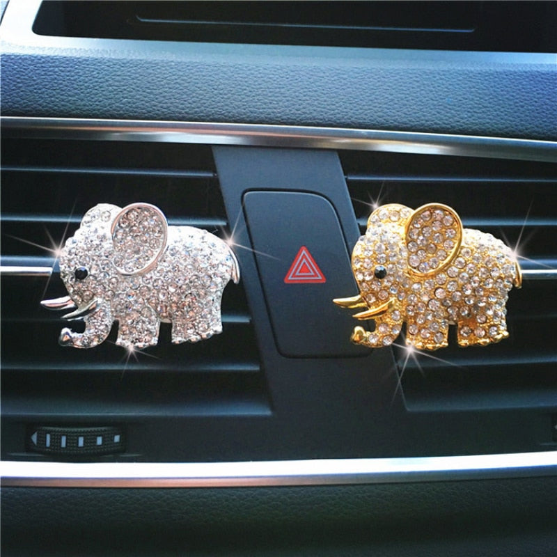 Elephant Car Accessories Aroma Vent Clip Car Perfume Air freshener