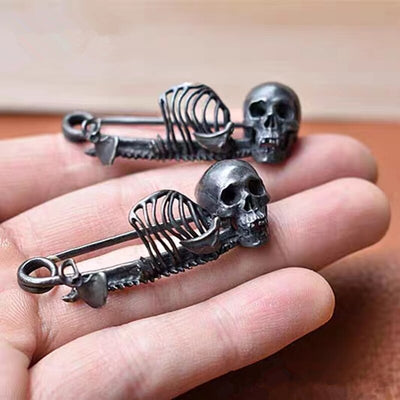 Skull Retro Gothic Shape Brooch Accessories