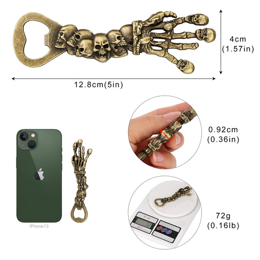 Skull Hand Bottle Opener