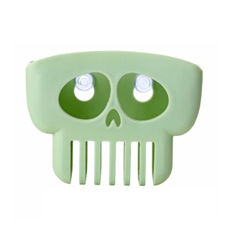 Skull Sponge Holder Drain Rack for Kitchen