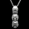 Badass Skull No Evil Necklace