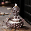 Backflow Incense Burner Skull Decor Incense Stick Holder