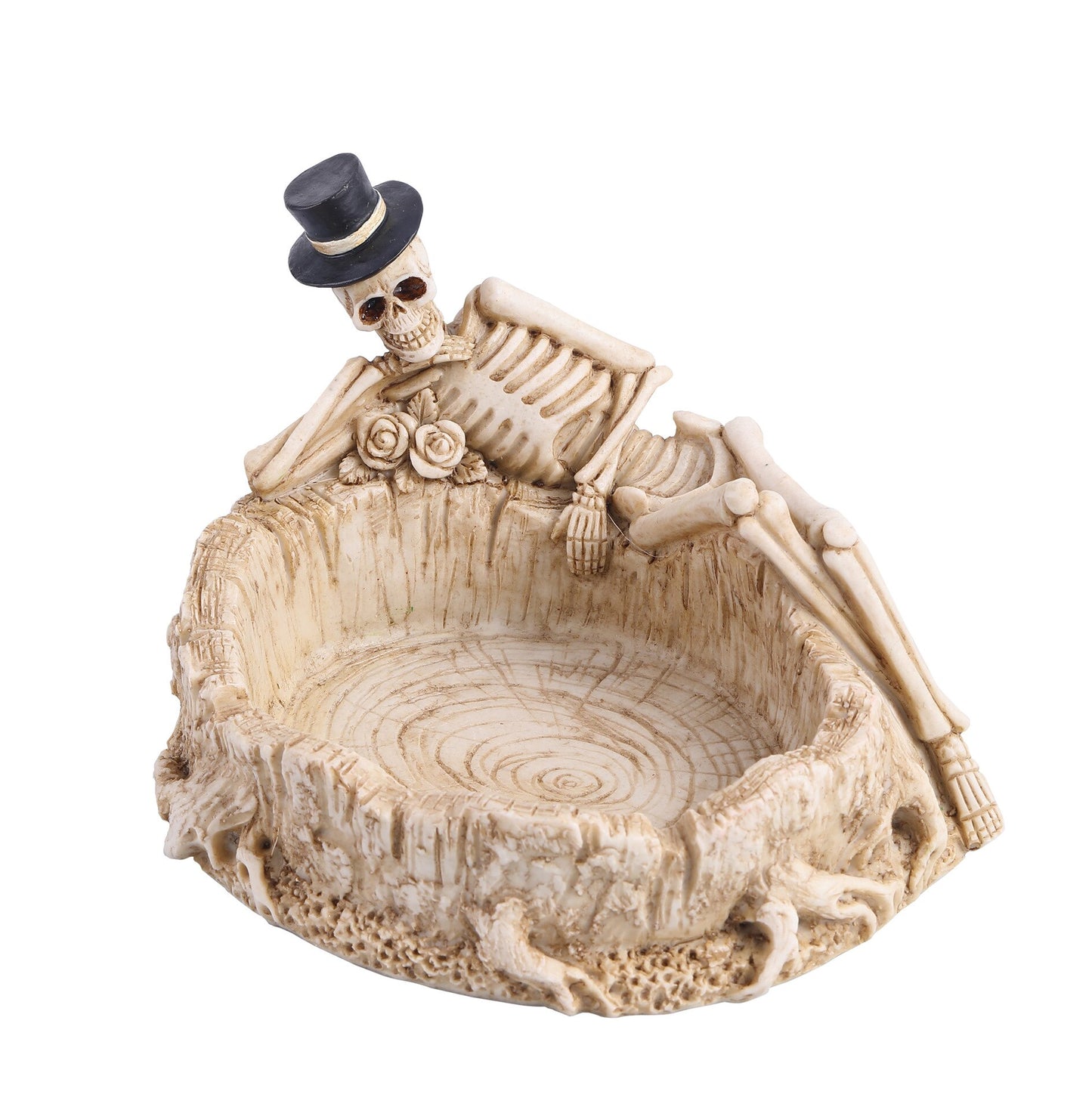 Creative Skull Ashtray Desktop Home Retro Resin Ornaments