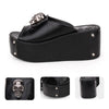 Women Skull High Heels Wedge Platform Shoes Sandals