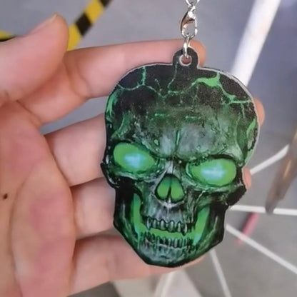 Car Pendant Skull Rear View Decorations Car Accessories